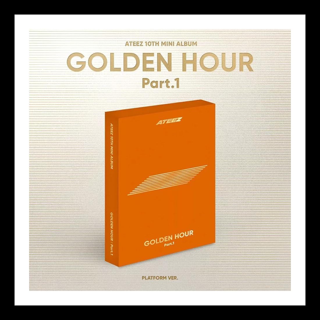 Amazon.com: ATEEZ GOLDEN HOUR : PART.1 10th Mini Album (PLATFROM